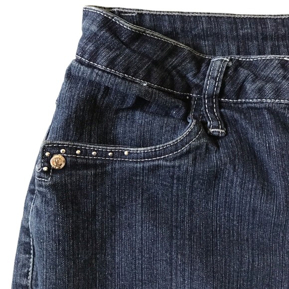 LEXI Jeans size 13/14 Women Skinny High Rise Embroidered Denim Y2K - Picture 7 of 12